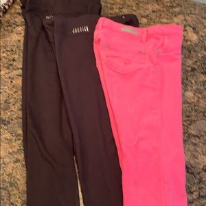 Justice leggings bundle size 10